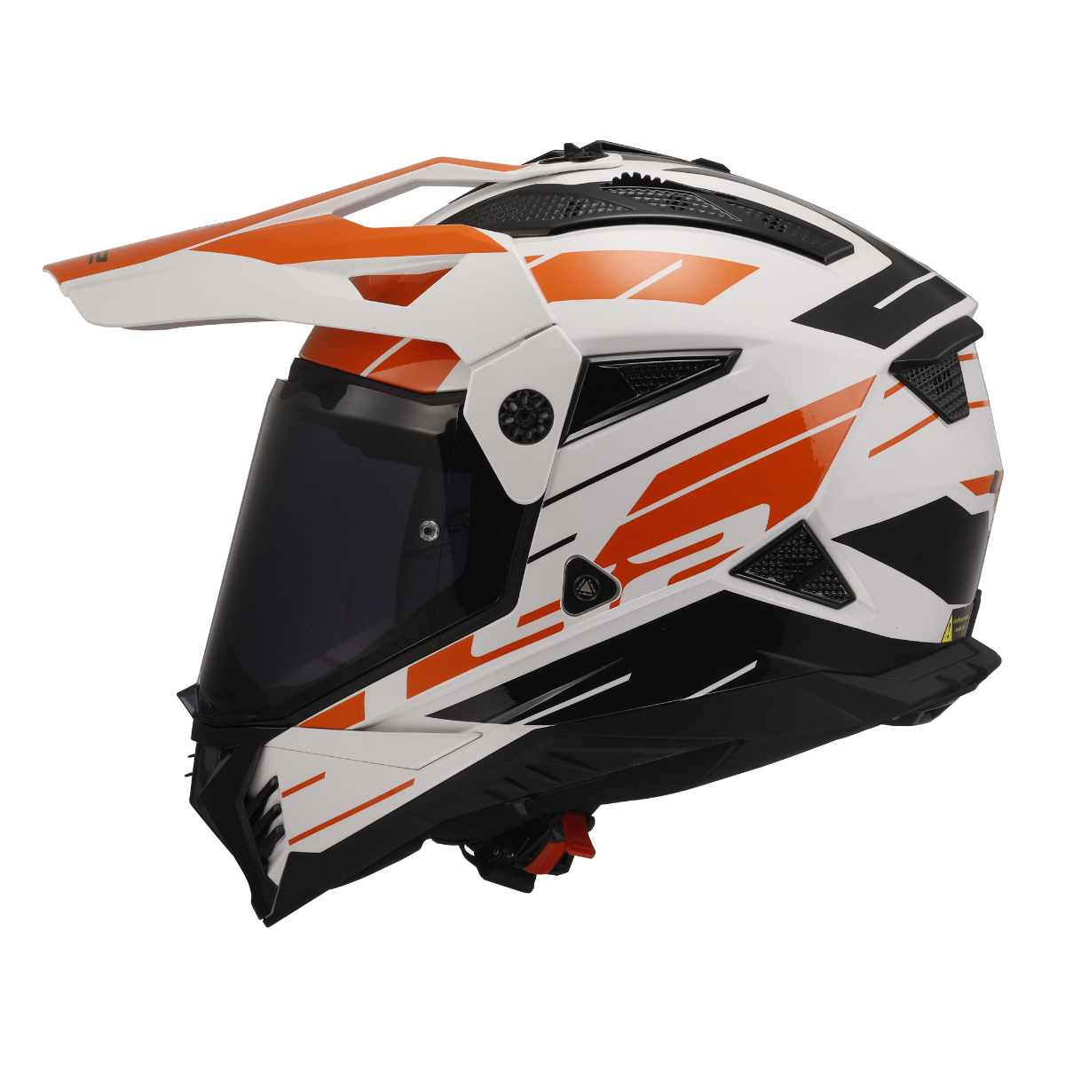 HELMET LS2 MX436 PIONEER II NAMIB WHITE ORANGE