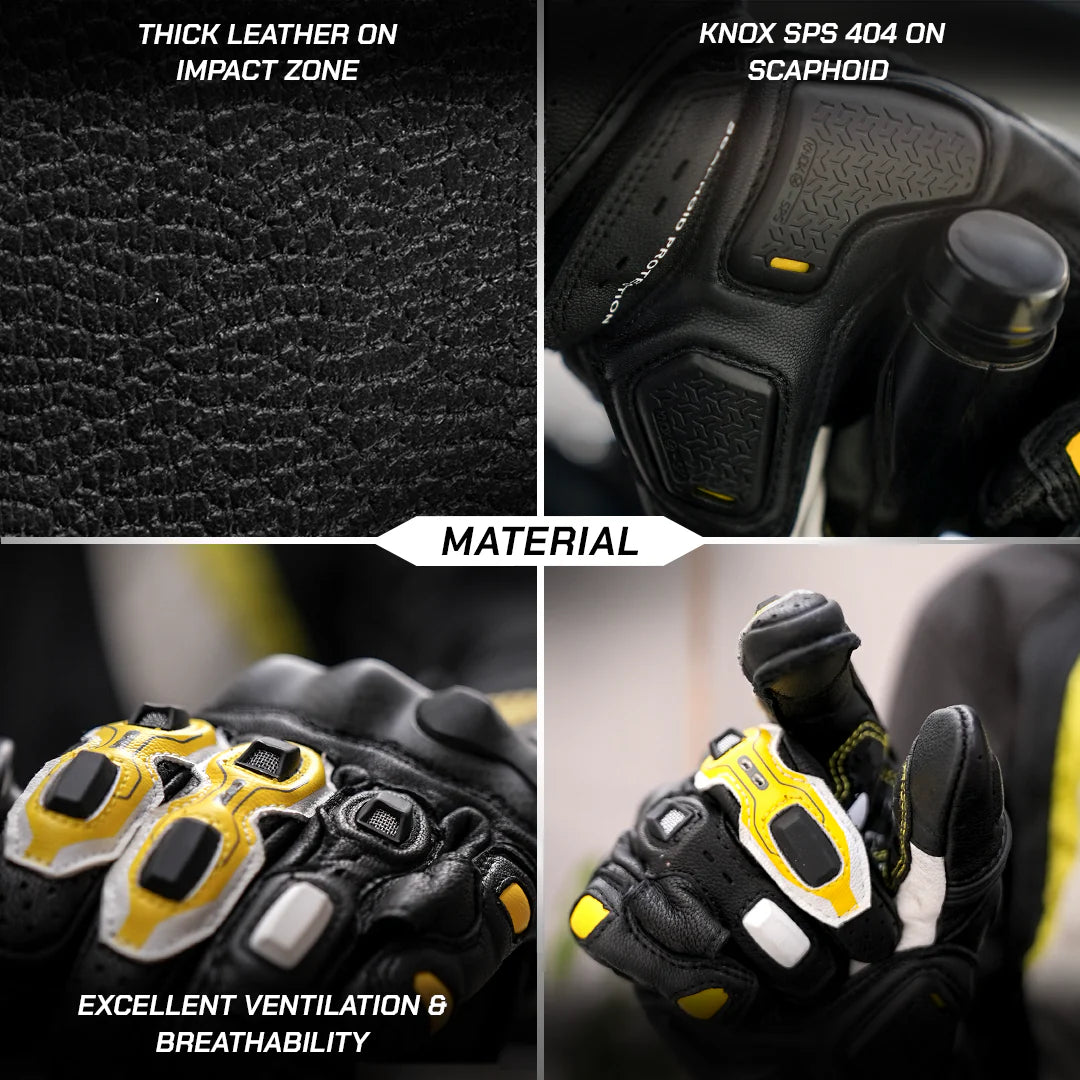 VIATERRA GLOVES GRID MK3 YELLOW