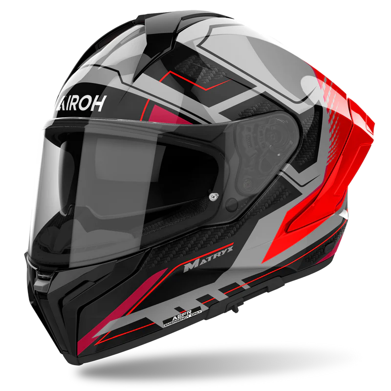 AIROH HELMET MATRYX ROCKET RED