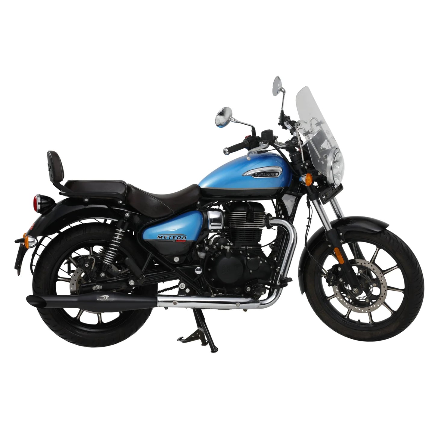 RED ROOSTER EXHAUST RUMBLER ACE MATT BLACK METEOR 350