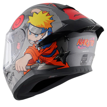AXOR HELMET SABER NARUTO DULL BLACK ORANGE