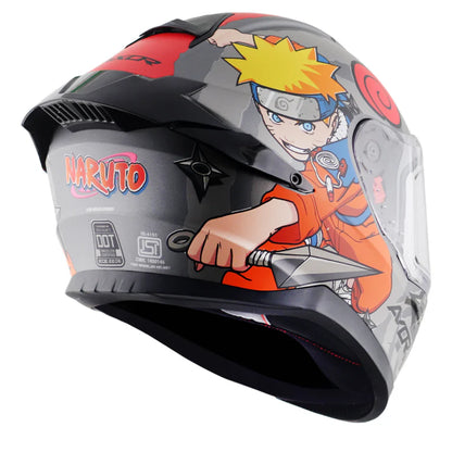 AXOR HELMET SABER NARUTO DULL BLACK ORANGE