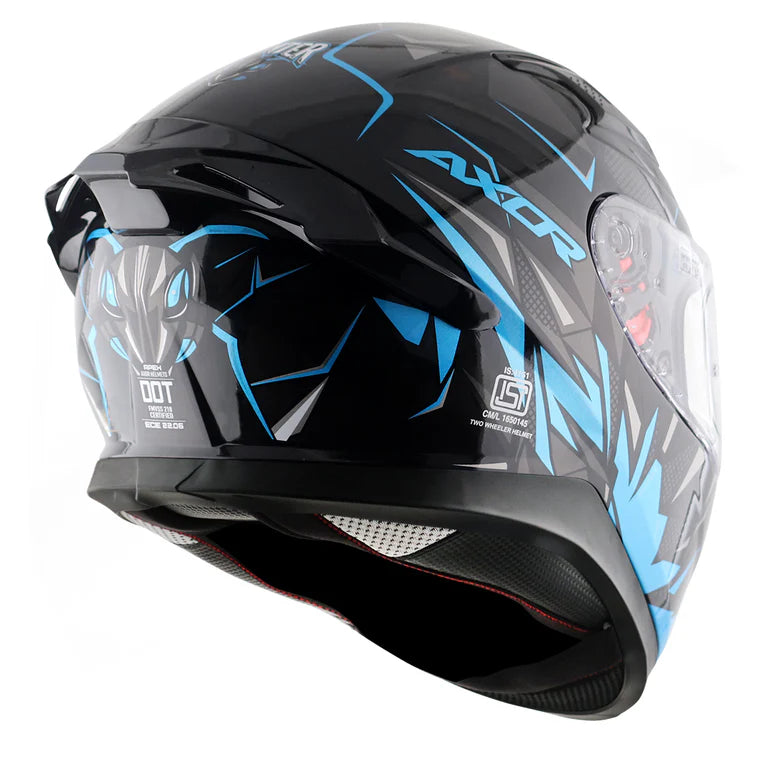 AXOR HELMET APEX HUNTER BLACK BLUE