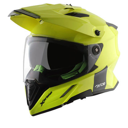 AXOR HELMET XCROSS DV NEON YELLOW