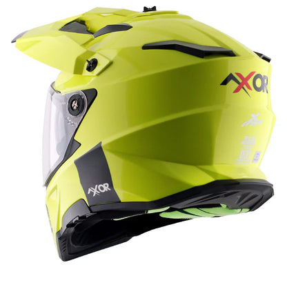 AXOR HELMET XCROSS DV NEON YELLOW