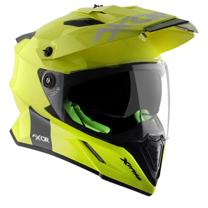 AXOR HELMET XCROSS DV NEON YELLOW