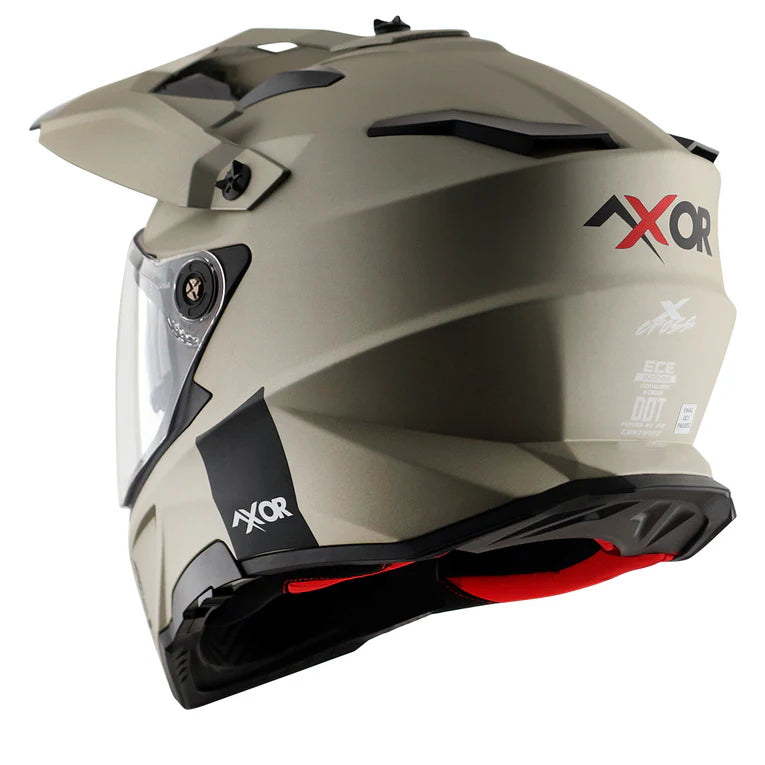 AXOR HELMET XCROSS DV NICKEL RED