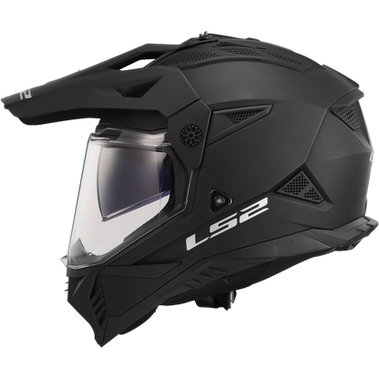 HELMET LS2 MX436 PIONEER II SOLID MATT BLACK