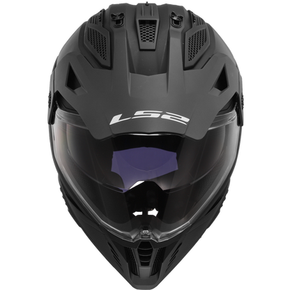 HELMET LS2 MX436 PIONEER II SOLID MATT BLACK