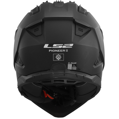 HELMET LS2 MX436 PIONEER II SOLID MATT BLACK