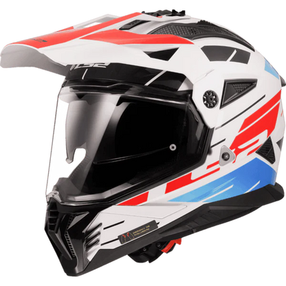 LS2 MX436 PIONEER II NAMIB WHITE BLUE RED