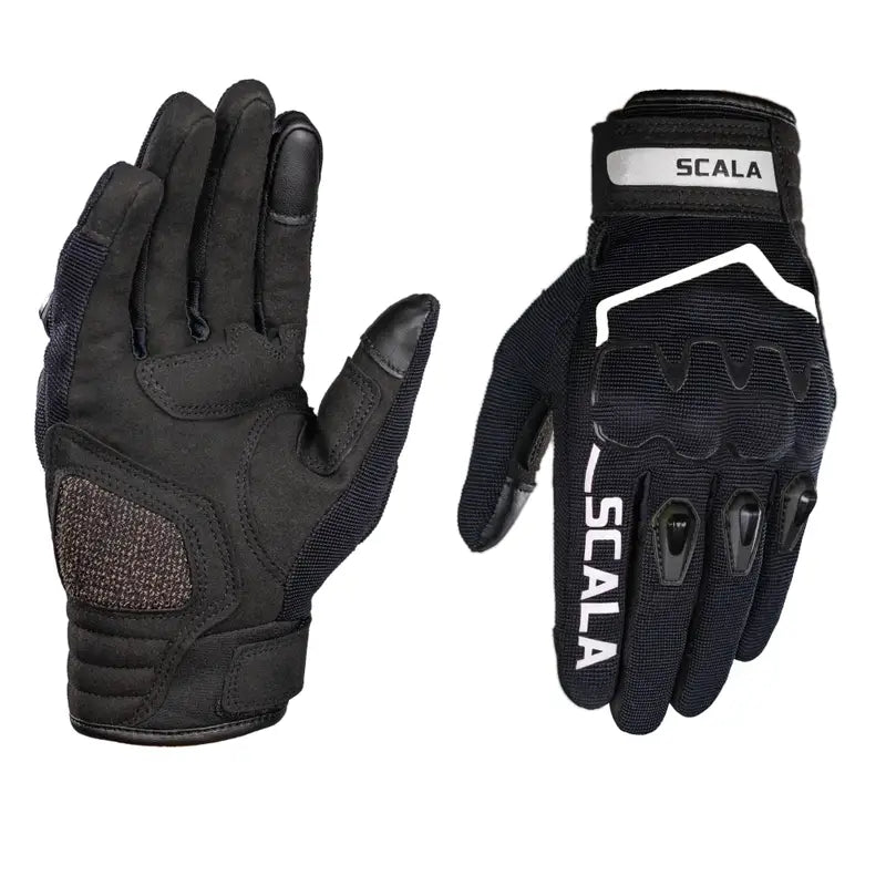 GLOVES SCALA ATLAS BLACK WHITE