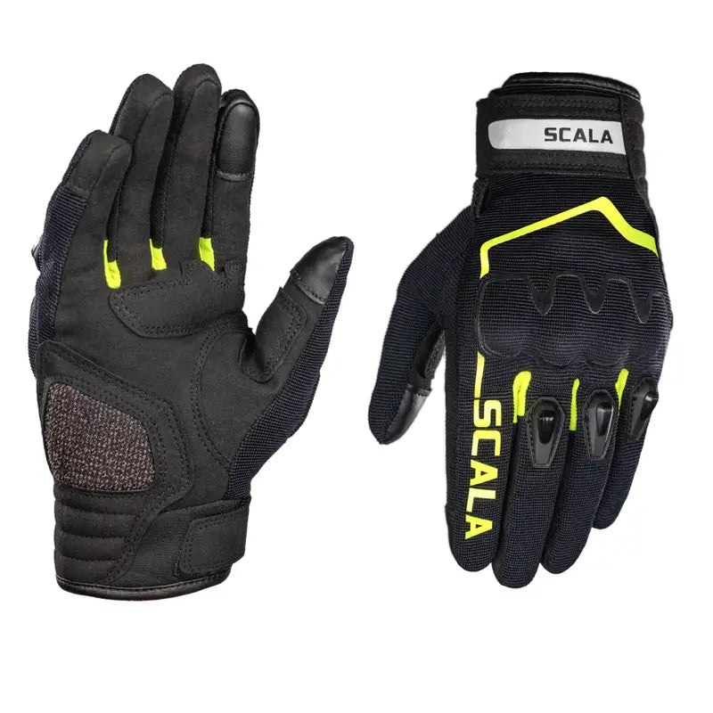 SCALA GLOVES ATLAS BLACK NEON