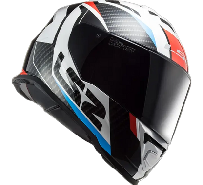 LS2 HELMET FF800 STORM II RACER RED BLUE WHITE