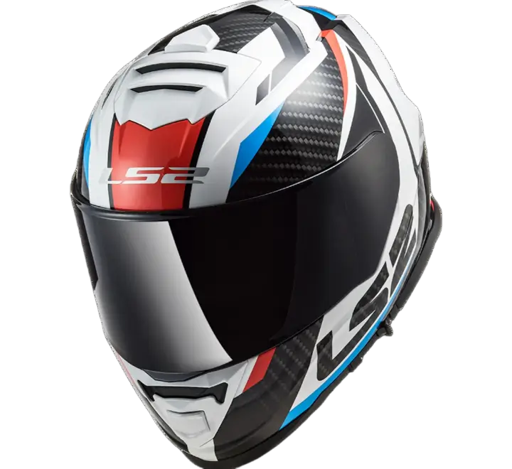 LS2 HELMET FF800 STORM II RACER RED BLUE WHITE