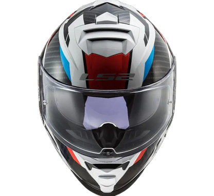 LS2 HELMET FF800 STORM II RACER RED BLUE WHITE