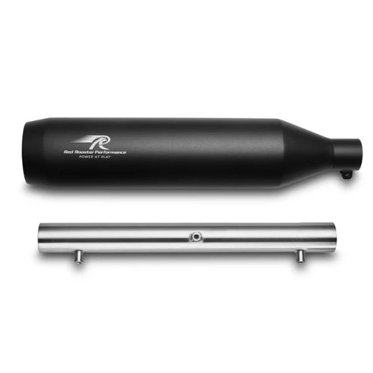 RED ROOSTER EXHAUST POLESTAR PRO MATT BLACK METEOR 350