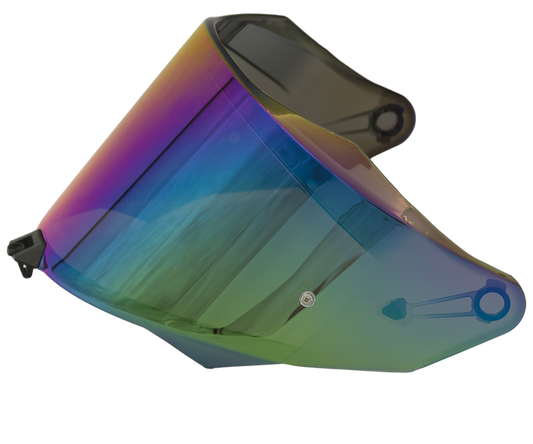 KYT VISOR REVO IRIDIUM RAINBOW