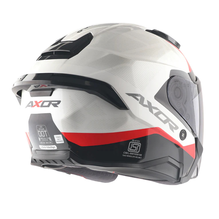 AXOR HELMET KYLO RAY WHITE RED