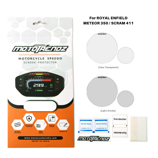 MOTOTRENDZ SPEEDOMETER FILM RE METEOR/SCRAM 411