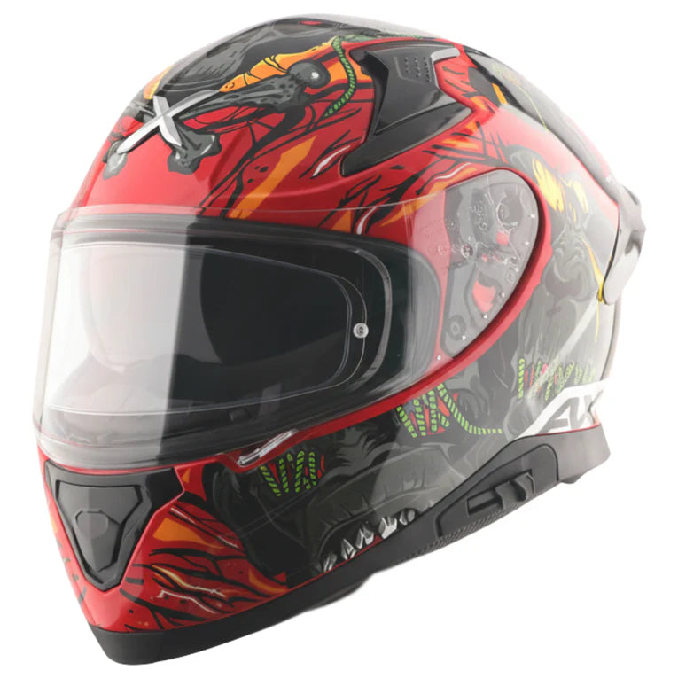 AXOR HELMET APEX ASCETIC RED GREY