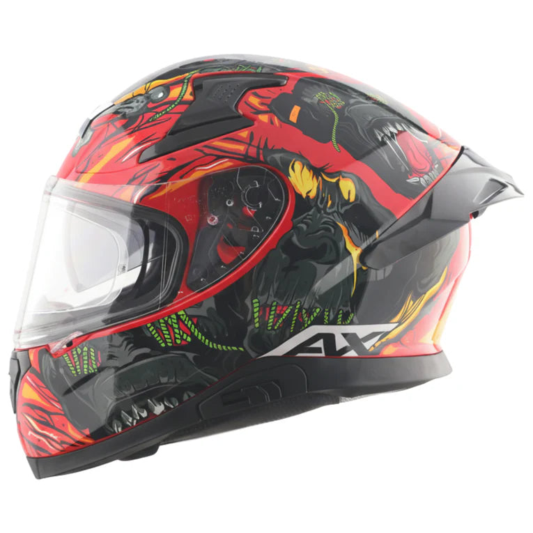 AXOR HELMET APEX ASCETIC RED GREY