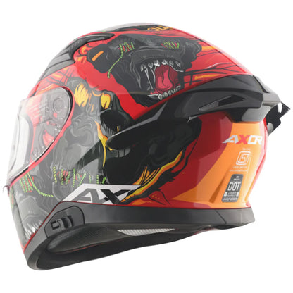 AXOR HELMET APEX ASCETIC RED GREY