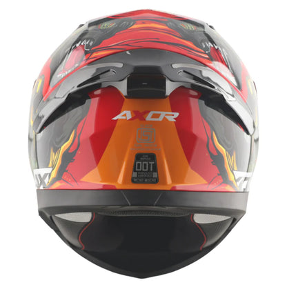 AXOR HELMET APEX ASCETIC RED GREY