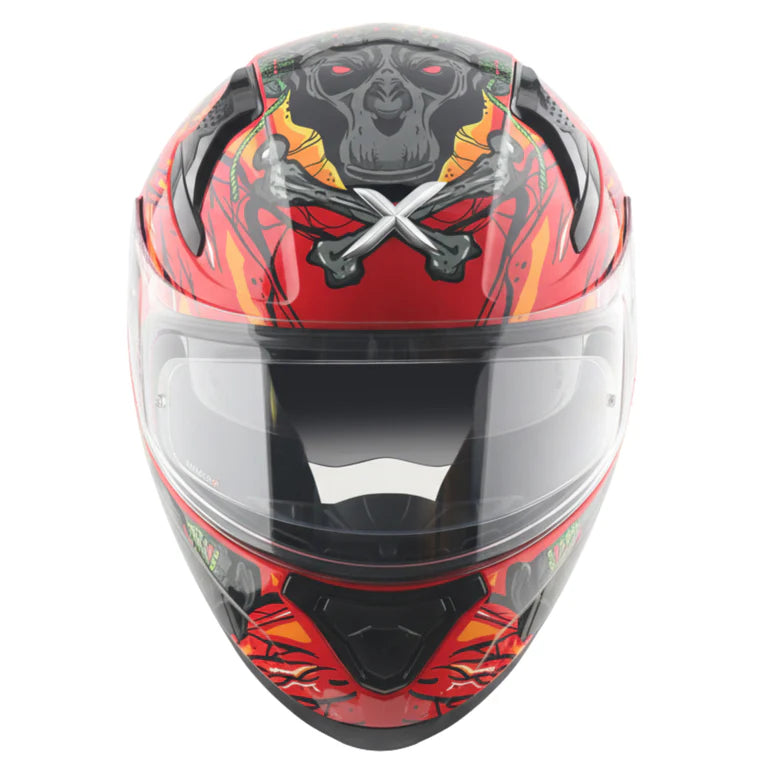 AXOR HELMET APEX ASCETIC RED GREY