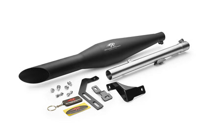 RED ROOSTER EXHAUST RUMBLER ACE MATT BLACK METEOR 350