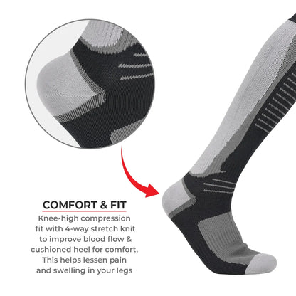VIATERRA SOCKS X283 MERINO KNEE HIGH (WATERPROOF & WINTERPROOF)