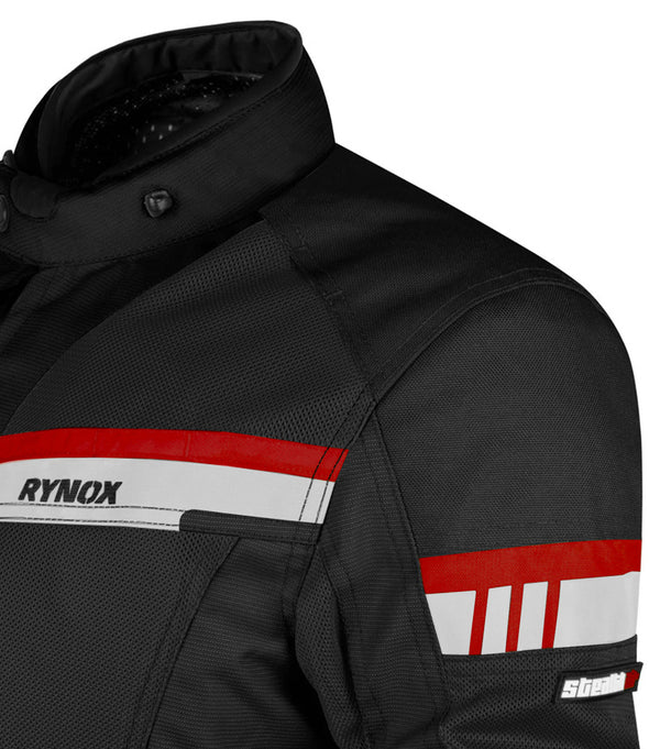 RYNOX JACKET STEALTH AIR PRO BLACK RED