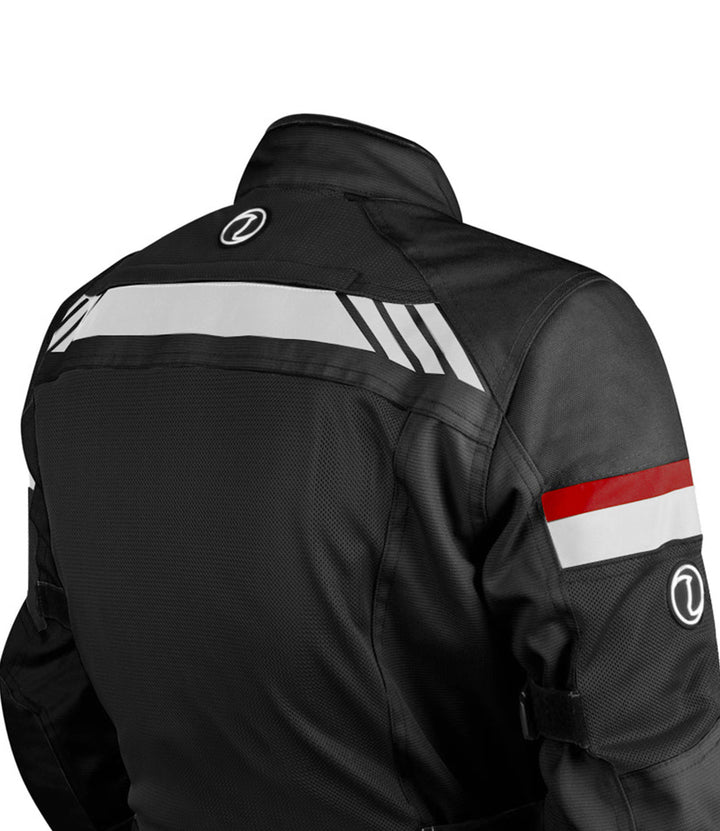 RYNOX JACKET STEALTH AIR PRO BLACK RED