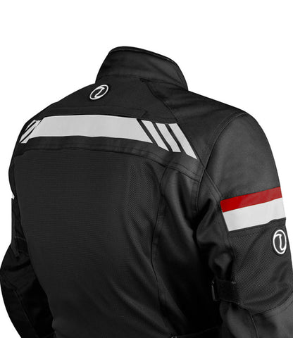 RYNOX JACKET STEALTH AIR PRO BLACK RED