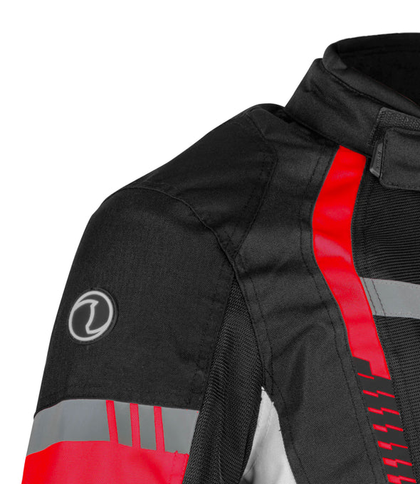 RYNOX JACKET TORNADO PRO 4 BLACK RED