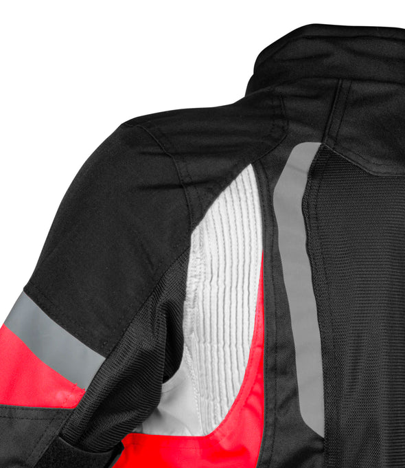 RYNOX JACKET TORNADO PRO 4 BLACK RED