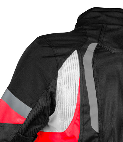 RYNOX JACKET TORNADO PRO 4 BLACK RED