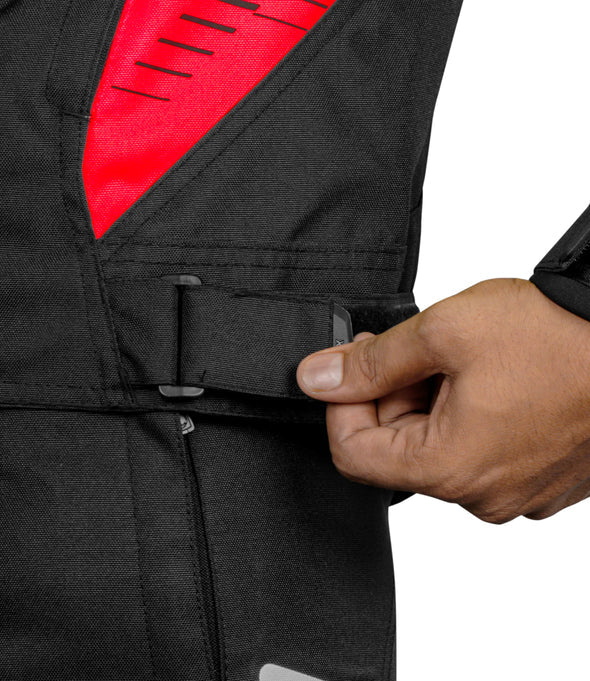 RYNOX JACKET TORNADO PRO 4 BLACK RED