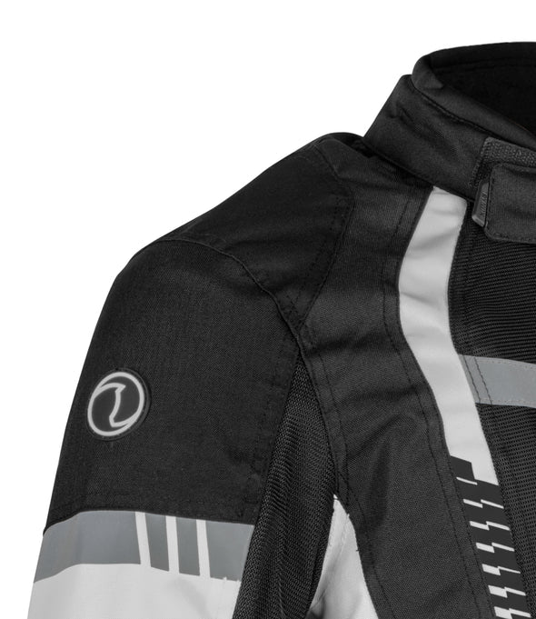 RYNOX JACKET TORNADO PRO 4 BLACK WHITE