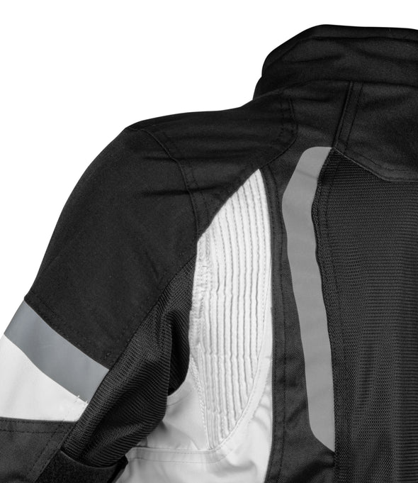 RYNOX JACKET TORNADO PRO 4 BLACK WHITE