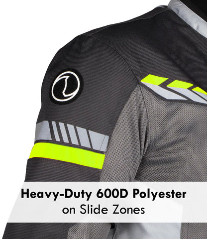 RYNOX JACKET AIRGT 4 CE A FLURO GREY