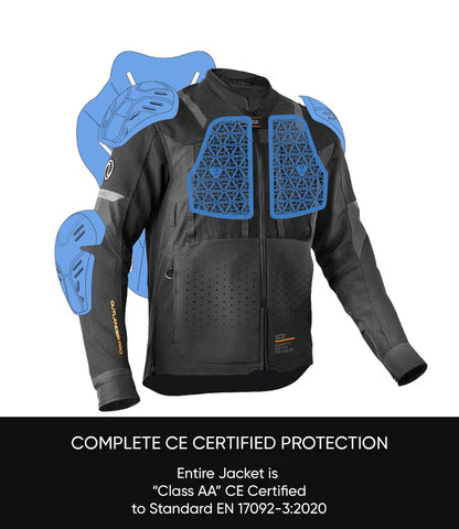 RYNOX JACKET OUTLANDER PRO CE A BLACK