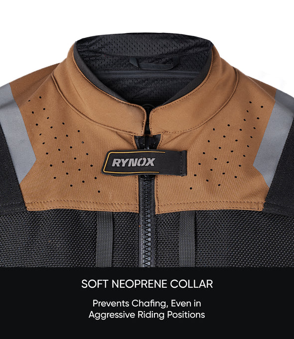 RYNOX JACKET OUTLANDER PRO CE A BROWN BLACK