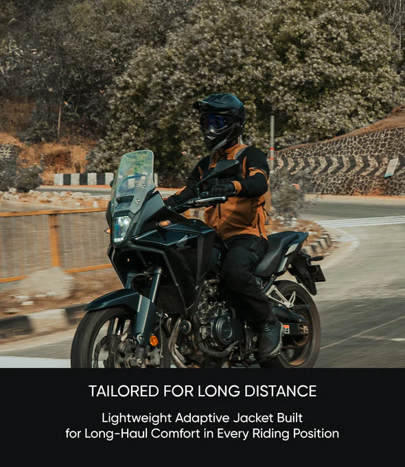 RYNOX JACKET OUTLANDER PRO CE A BROWN BLACK