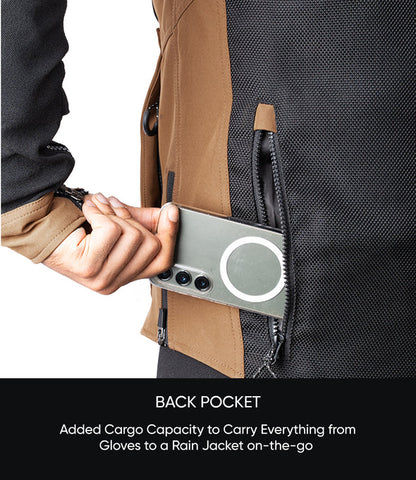 RYNOX JACKET OUTLANDER PRO CE A BROWN BLACK