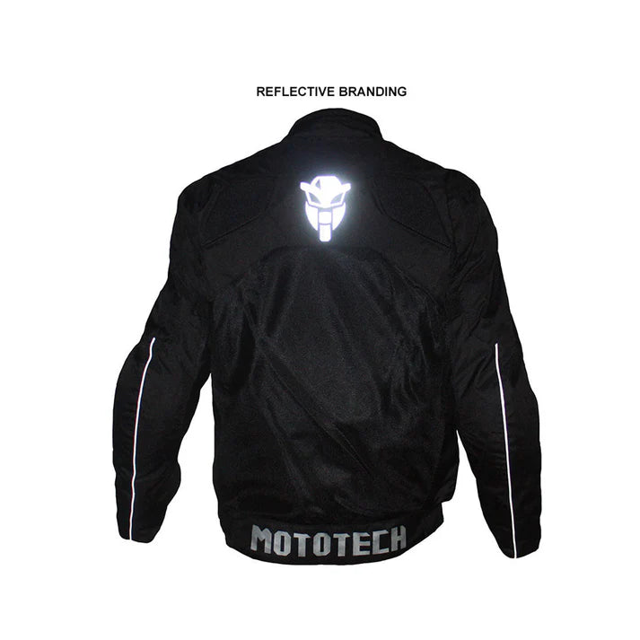 JACKET MOTOTECH SCAMBLER AIR BLACK