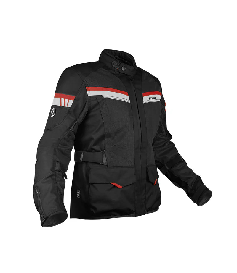 RYNOX JACKET STEALTH AIR PRO BLACK RED