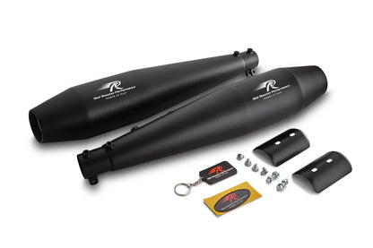RED ROOSTER EXHAUST STELLAR MATTE BLACK INTERCEPTOR/CONTINENTAL GT 650