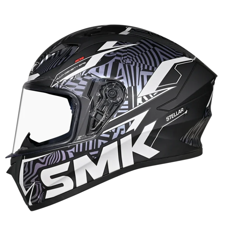 SMK HELMET STELLAR FURY CHAMELEON BALCK GREY (GL266C)