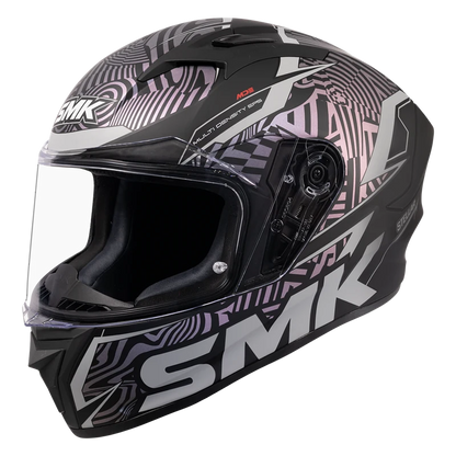 SMK HELMET STELLAR FURY CHAMELEON BALCK GREY (GL266C)